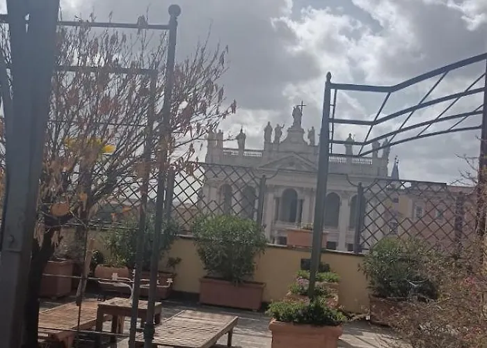 Terrace Of The Aureli Apartment Rom